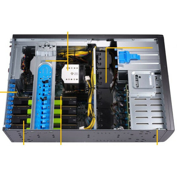 Supermicro Superserver 7049Gp-Trt Intel® C621 Lga 3647 (Socket P) Rack (4U) Grey