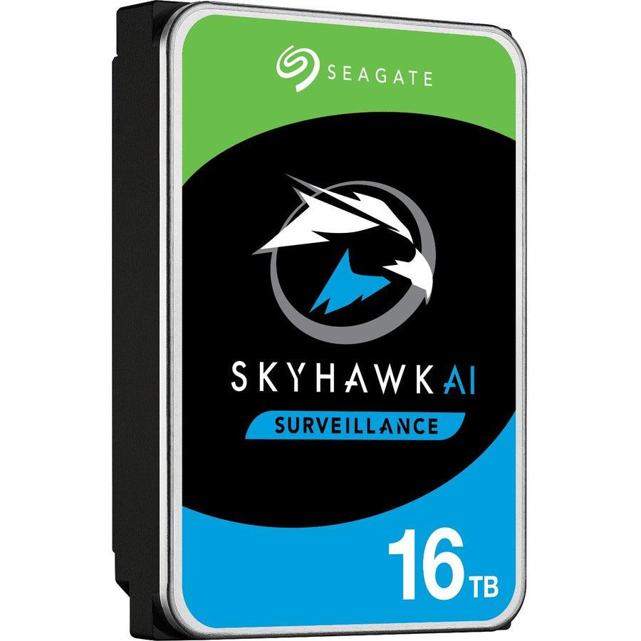 Surveillance Hard Drive 16TB - AI Video Analytics Storage | Seagate SkyHawk ST16000VE002
