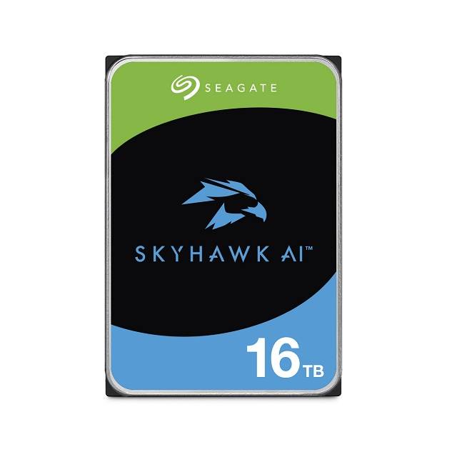Surveillance Hard Drive 16TB - AI Video Analytics Storage | Seagate SkyHawk ST16000VE002