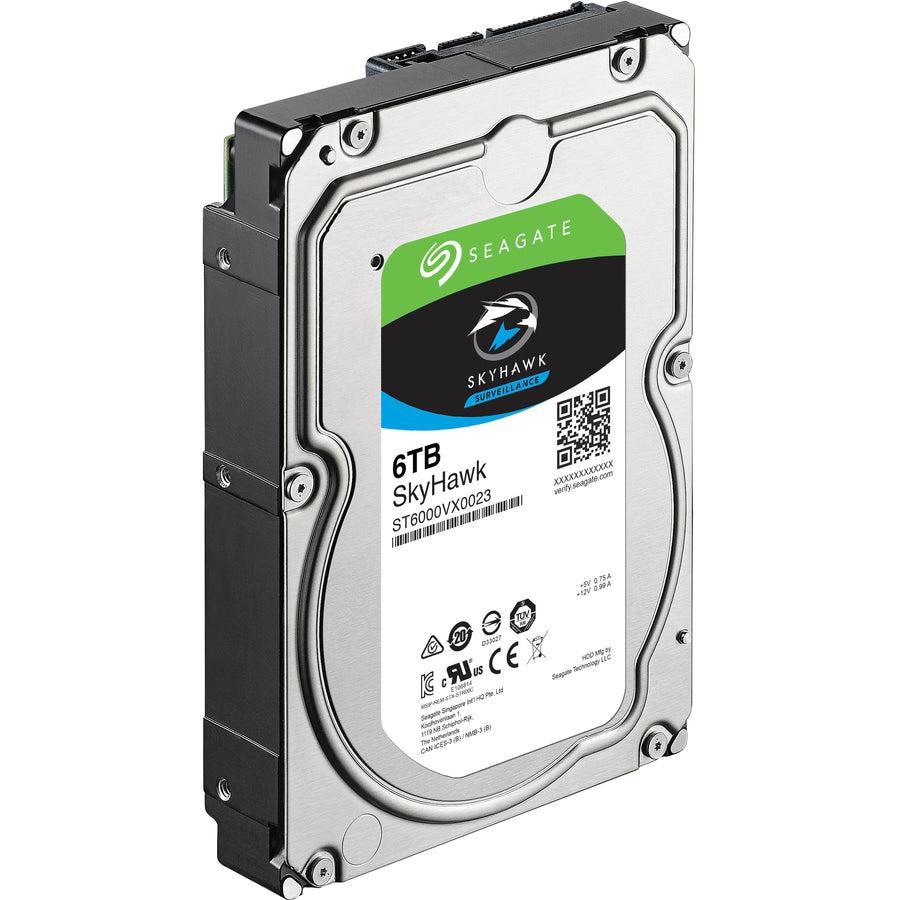 Surveillance Hard Drive - Seagate SkyHawk 6TB 24x7 Video Recording | TecISoft ST6000VX0023