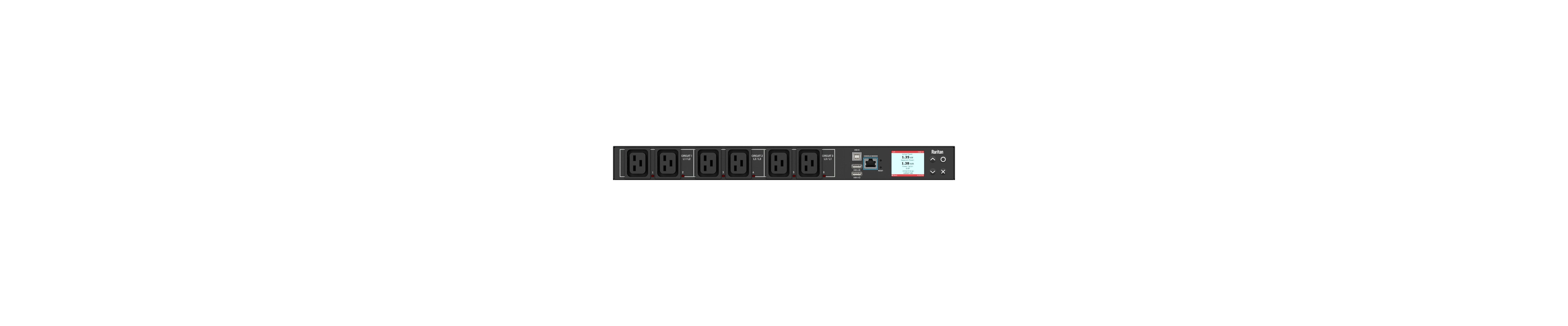 Switched Power Distribution Unit - Raritan 1U iPDU 208V | TecISoft PX3-5116R