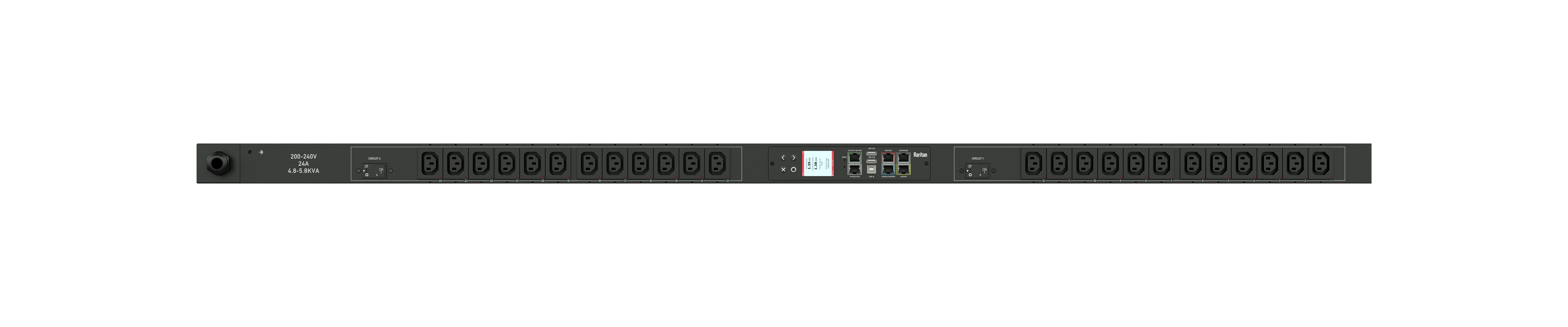 Switched Rack Power Distribution Unit - Enterprise Data Center Management | Raritan PX3-5496