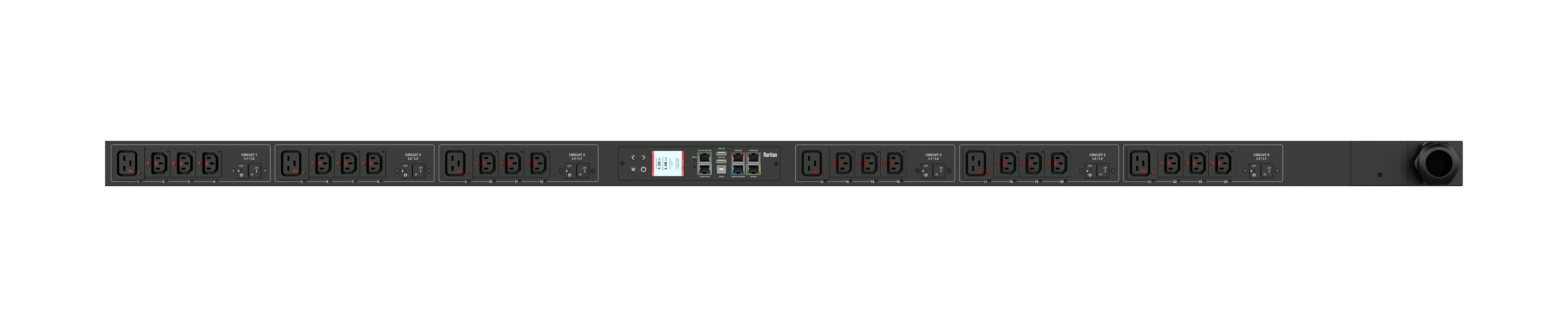 Switched Rack Power Distribution Unit - Raritan PX3-5529-E2V2 | TeciSoft