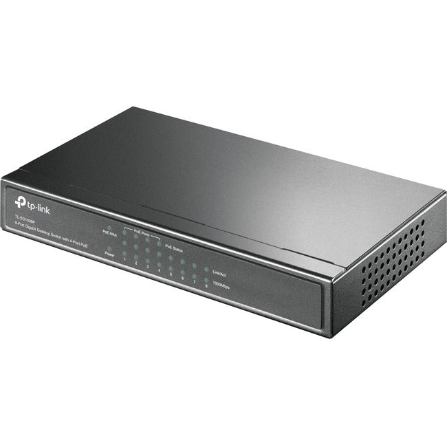 TL-SG1008P TP-Link 8-Port Gigabit Switch - 4-Port PoE Desktop Switch