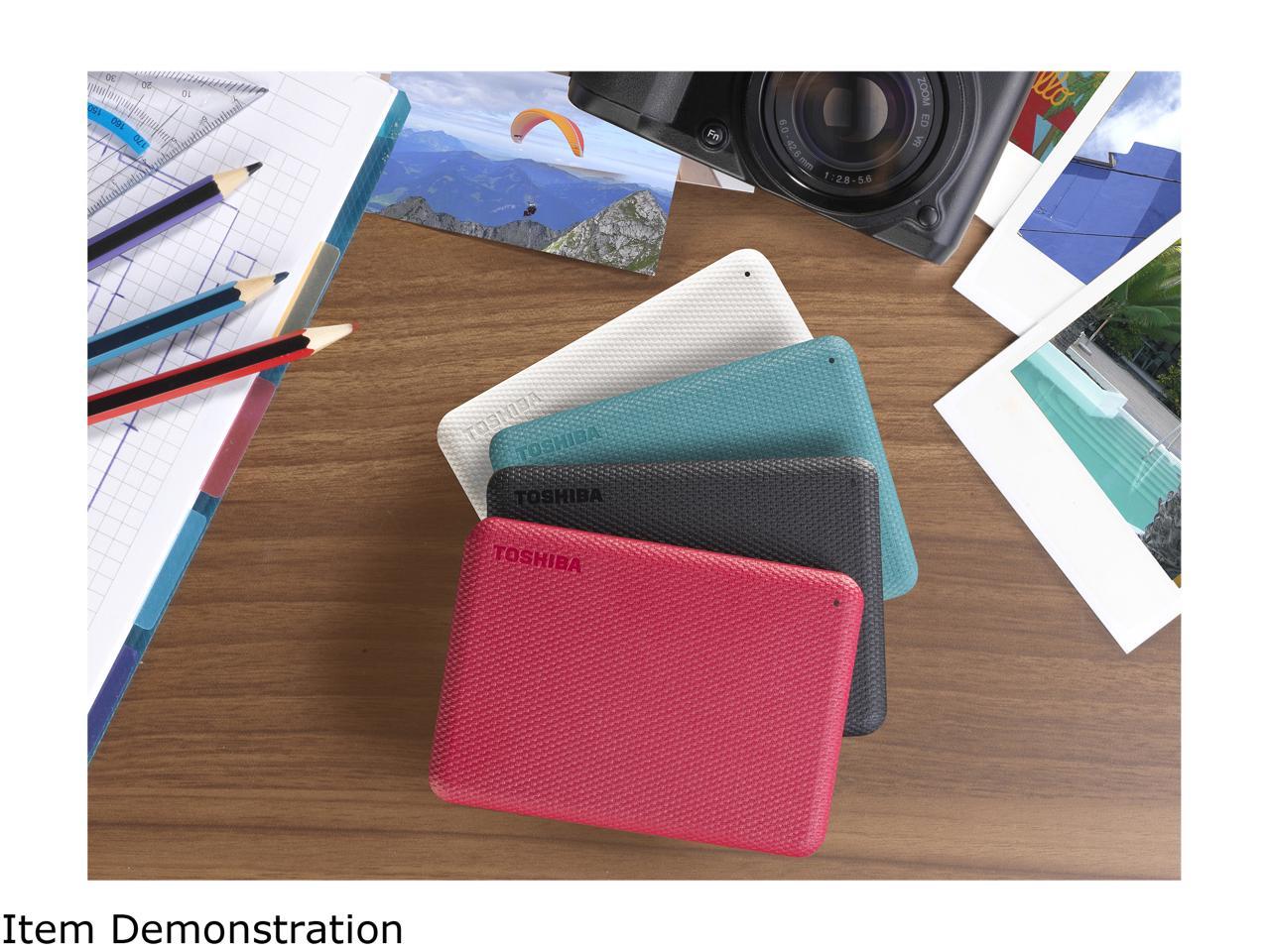 Toshiba 2Tb Canvio Advance Portable External Hard Drive Usb 3.0 Model Hdtca20Xg3Aa Green