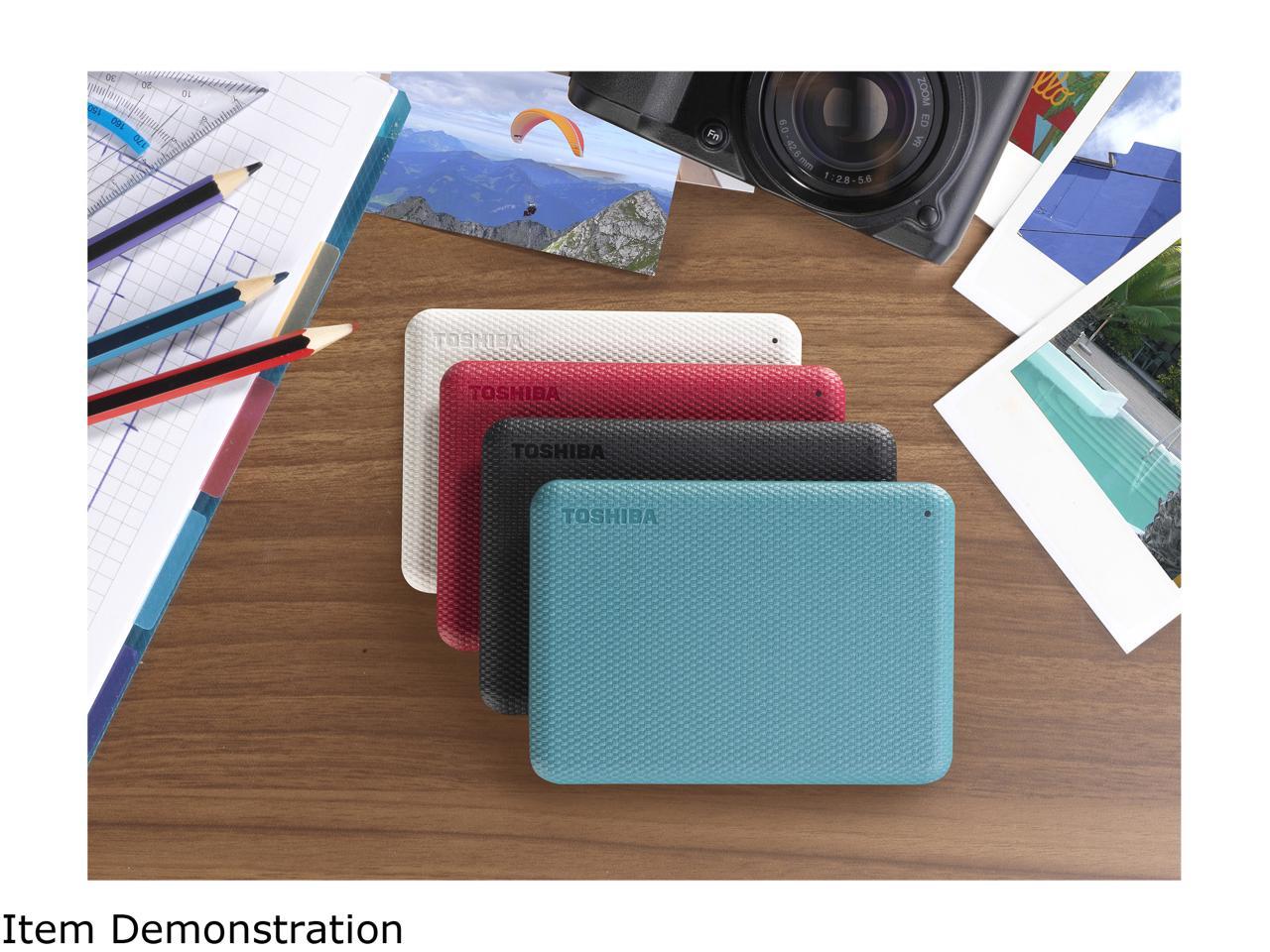 Toshiba 2Tb Canvio Advance Portable External Hard Drive Usb 3.0 Model Hdtca20Xg3Aa Green