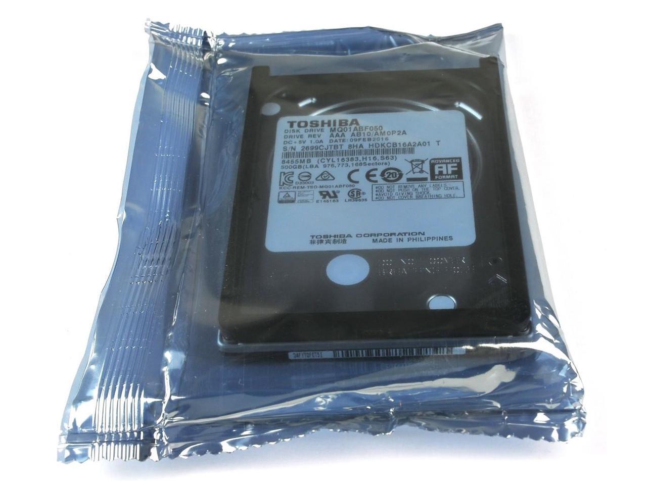 Toshiba Mq01Abf050M 500Gb 5400 Rpm 8Mb Cache Sata 6.0Gb/S 2.5" Hard Drives - Notebooks / Laptops