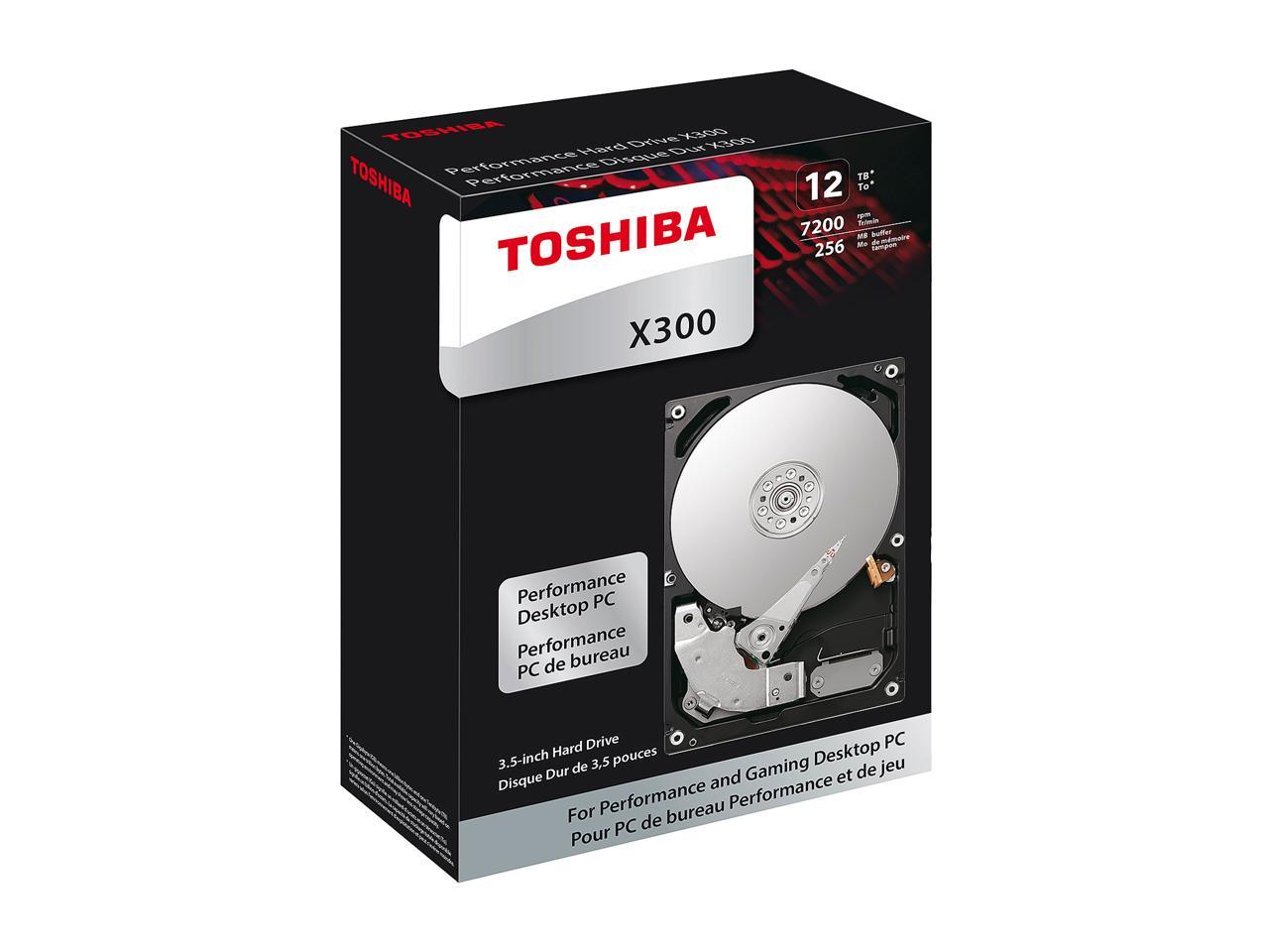 Toshiba X300 Hdwr21Cxzsta 12Tb 7200 Rpm 256Mb Cache Sata 6.0Gb/S 3.5" Internal Hard Drive