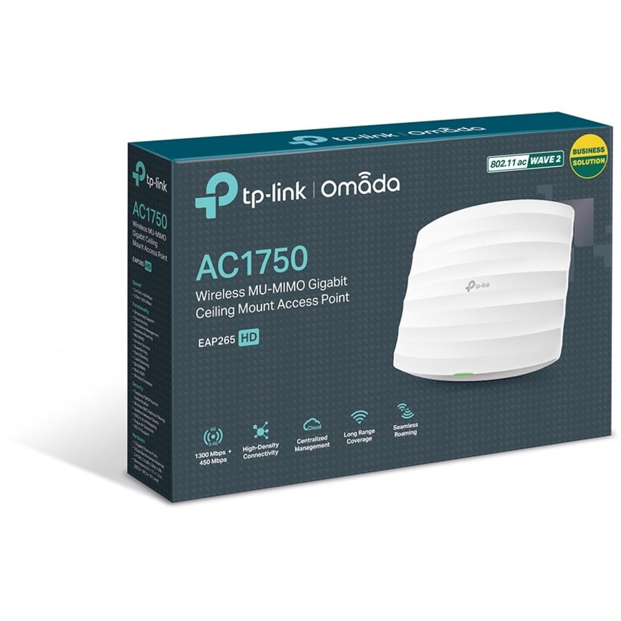TP-Link EAP265 HD - Omada Enterprise AC1750 Gigabit Wireless Access Point for High-Density Deployment