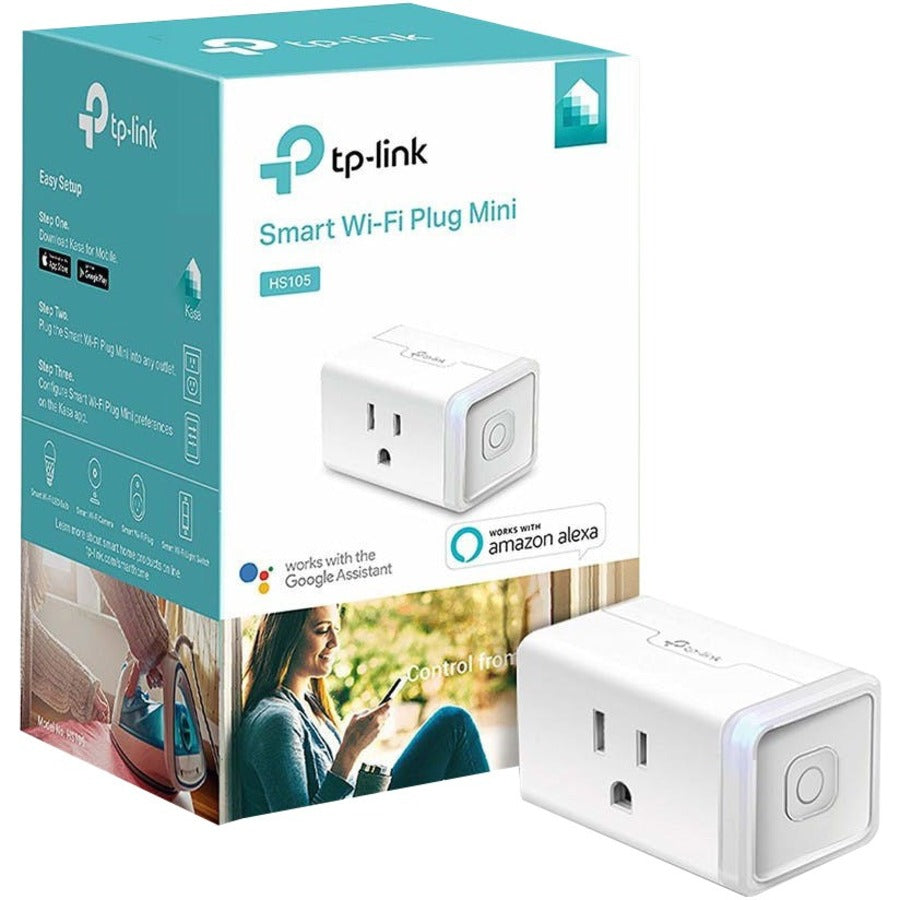 TP-Link Kasa Smart Plug HS105 - Kasa Smart Plug Mini, Smart Home Wi-Fi Outlet Works with Alexa & Google Home