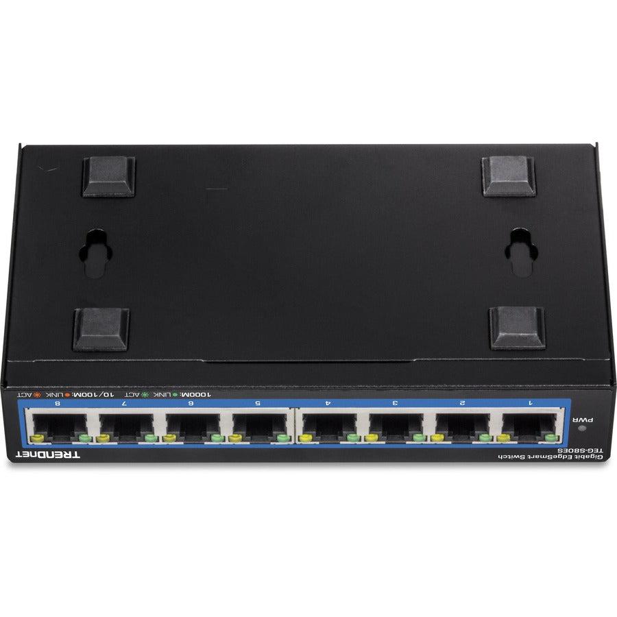 TRENDnet TEG-S80ES 8-Port Gigabit EdgeSmart Switch