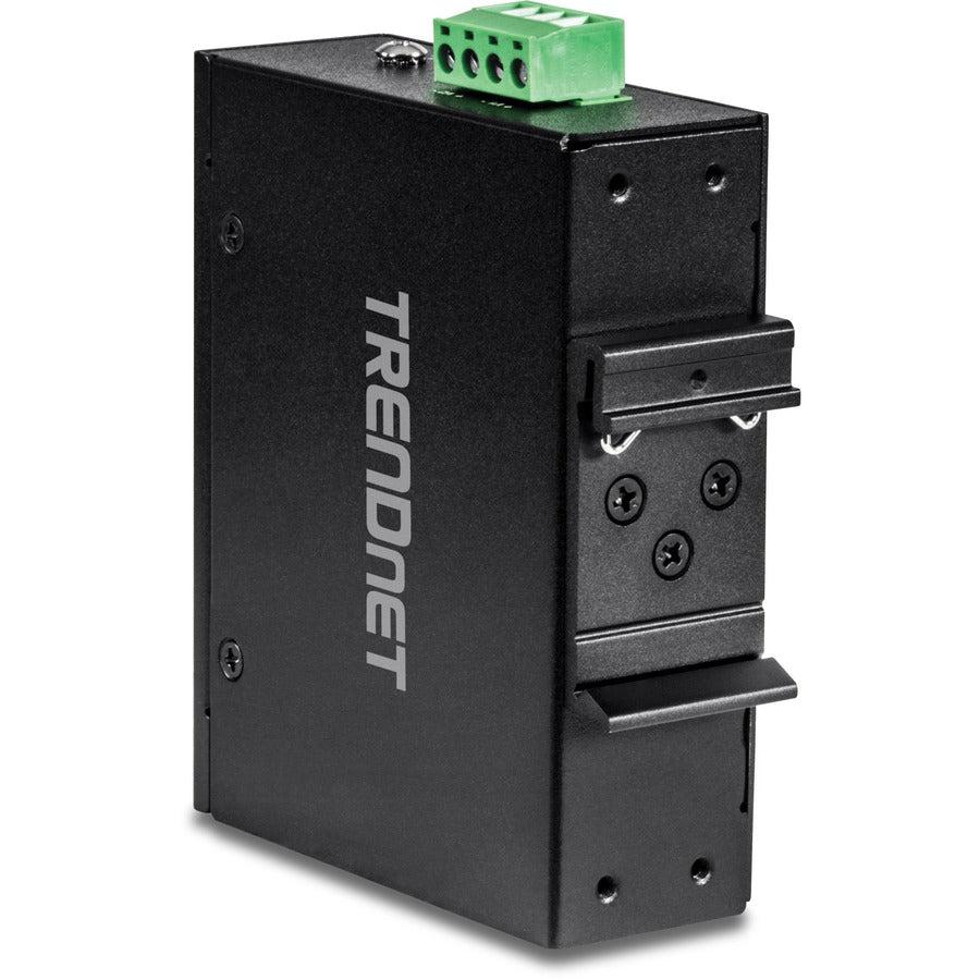 TRENDnet TI-PG50 5-Port Industrial Gigabit PoE+ DIN-Rail Switch - IP50 Rated | TecISoft