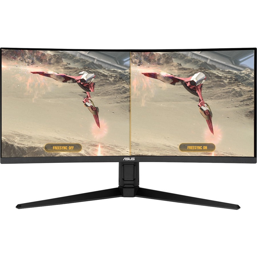 TUF VG34VQL1B 34 Class WQHD Curved Screen Gaming LCD Monitor - 21:9 - Black"