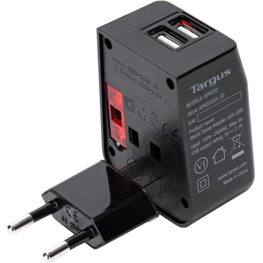 Targus Apk032Us Power Plug Adapter Universal Black