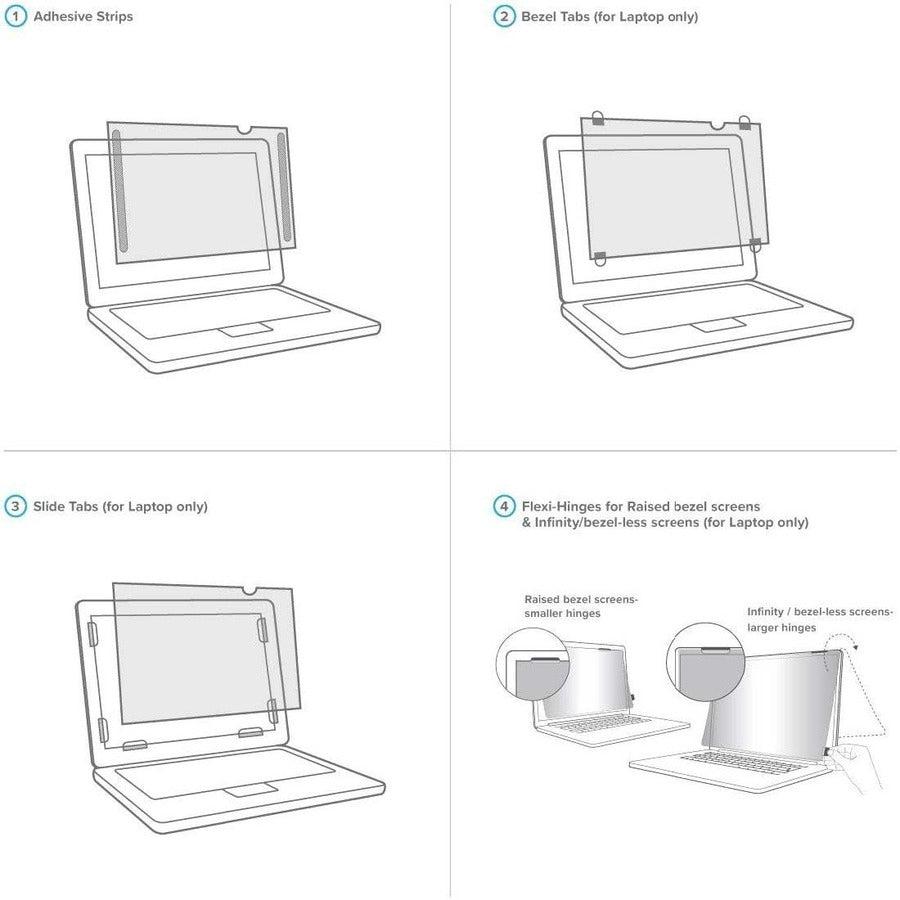 Targus Asf14W9Usz Display Privacy Filters Frameless Display Privacy Filter 35.6 Cm (14")