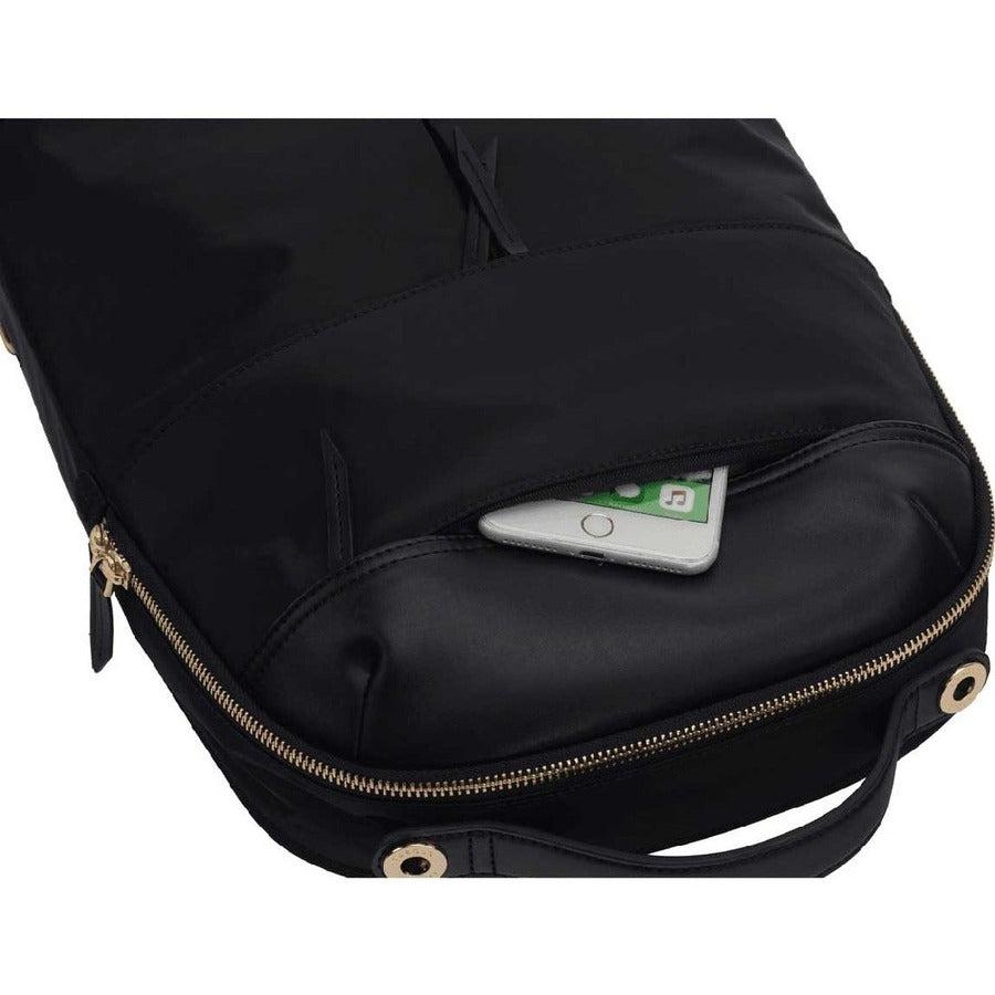 Targus Newport Backpack Black Leatherette, Nylon