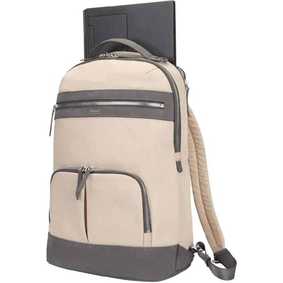 Targus Newport Notebook Case 38.1 Cm (15") Backpack Grey, Tan