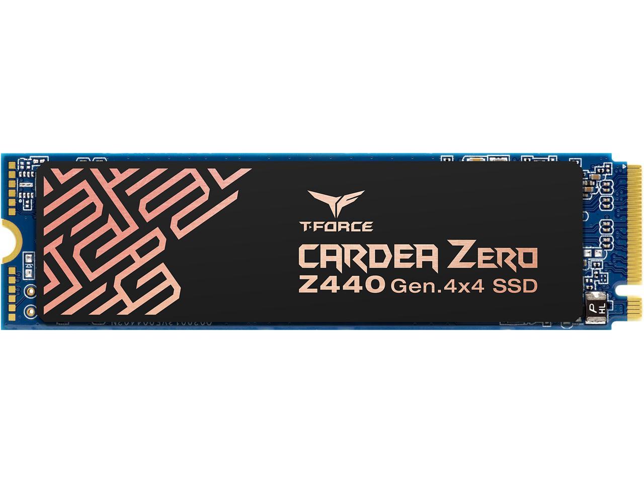 Team Group T-Force Cardea Zero Z440 M.2 2280 1Tb Pcie Gen 4.0 X4 With Nvme 1.3 3D Nand Internal Solid State Drive (Ssd) Tm8Fp7001T0C311