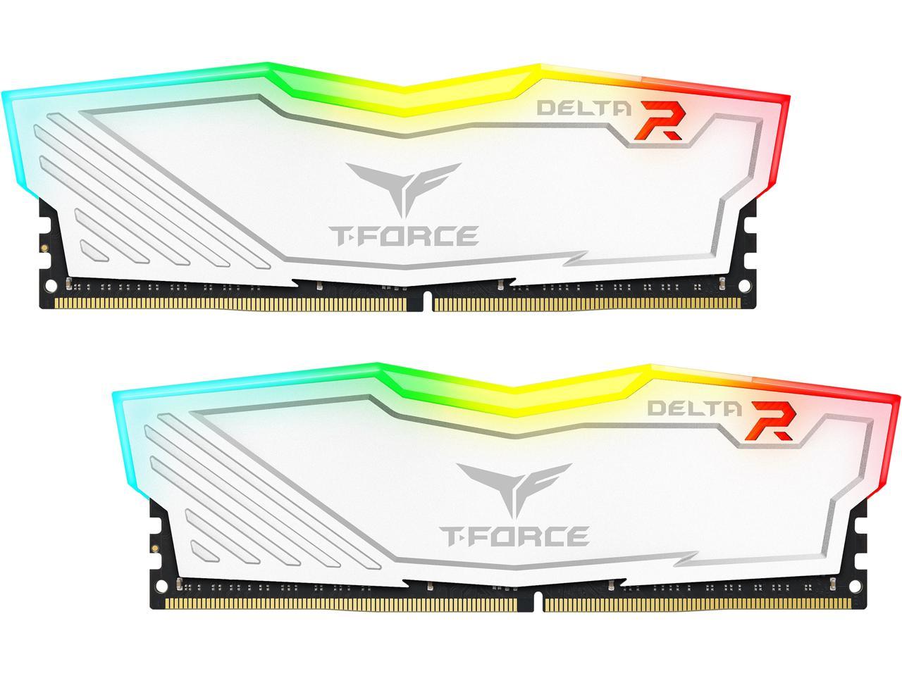 Team T-Force Delta Rgb 16Gb (2 X 8Gb) 288-Pin Ddr4 Sdram Ddr4 3000