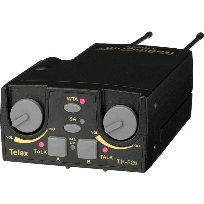 Telex TR-825 UHF Two-Channel Binaural Wireless Beltpack TR-825-H3R5
