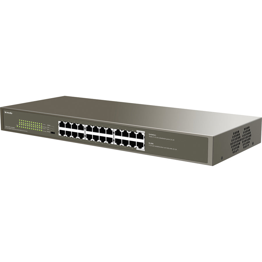 Tenda 1000M&PoE 24-Port Gigabit Ethernet Switch with 24-Port PoE TEG1124P-24-250W
