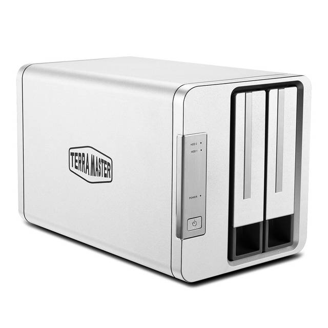 Terramaster D2-310 Usb Type C External Hard Drive Raid Enclosure Usb3.1 (Gen2, 10Gbps) Superspeed+ 2-Bay Raid Storage (Diskless)