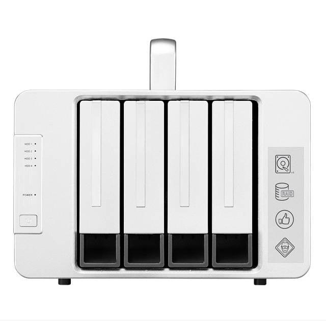 Terramaster D4 Thunderbolt 3 Professional-Grade 4-Bay External Hard Drive Enclosure Raid 0/Raid1/Jbod Hard Disk Raid Storage (Diskless)