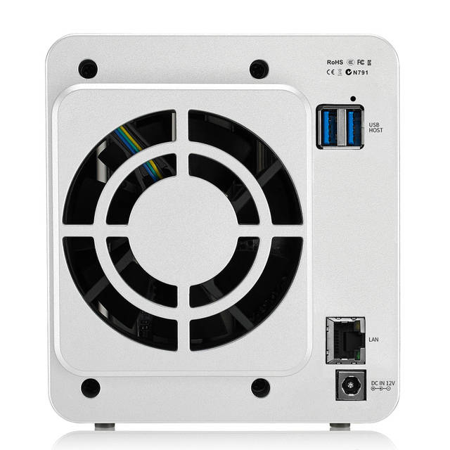 Terramaster F2-210 2-Bay Nas Quad Core 4K Transcoding Media Server Personal Cloud Storage (Diskless)