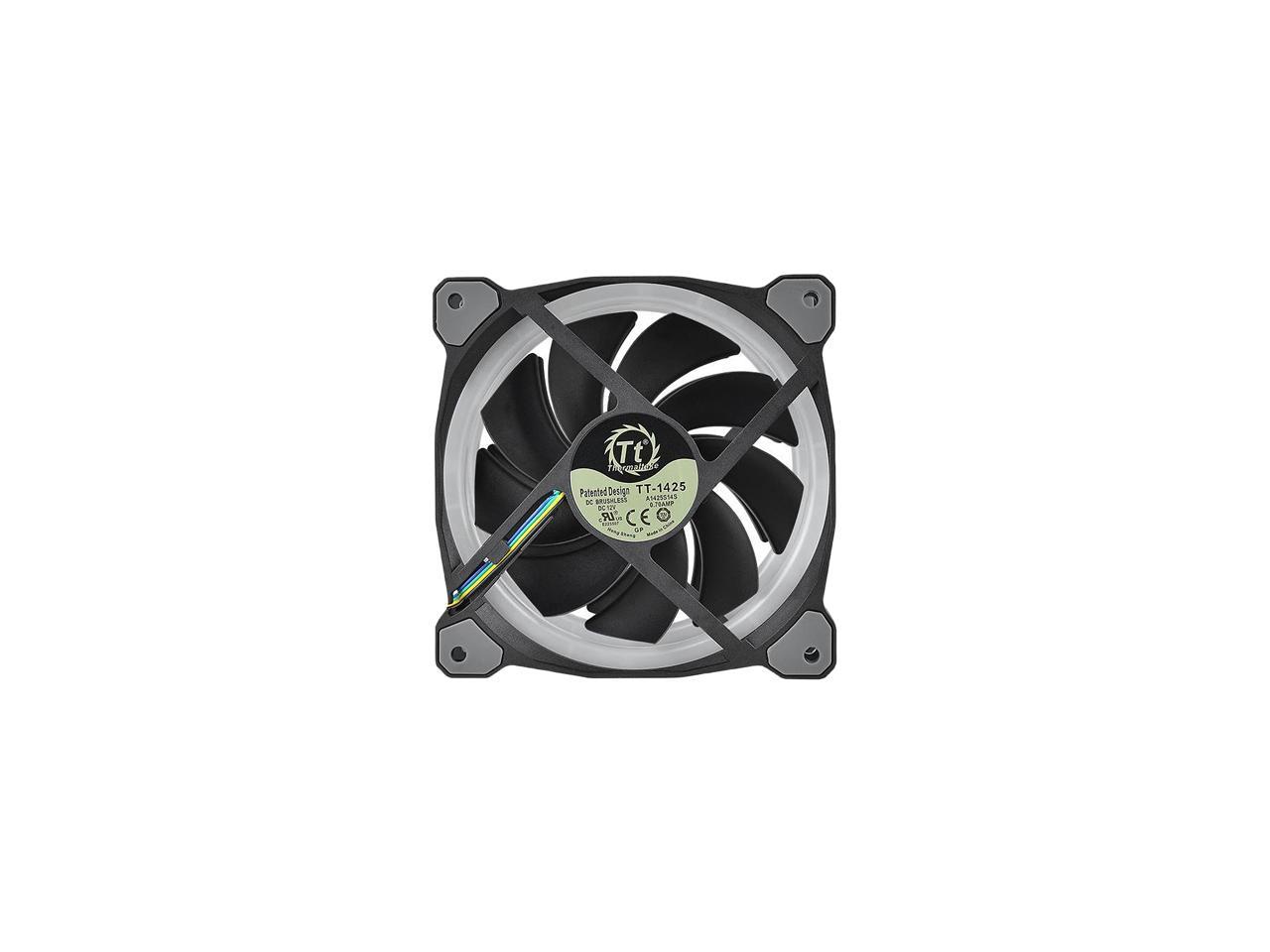 Thermaltake Cl-F057-Pl14Sw-A Rgb Led Riing Plus 14 Rgb Radiator Fan Tt Premium Edition (5 Fan Pack)