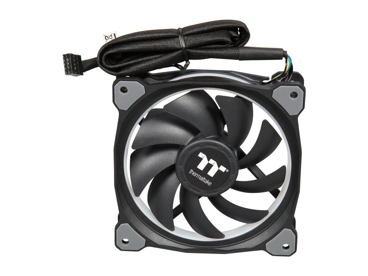 Thermaltake Cl-F059-Pl12Sw-A Riing Plus 12 Led Rgb Radiator Fan Tt Premium Edition (Single Fan Pack)