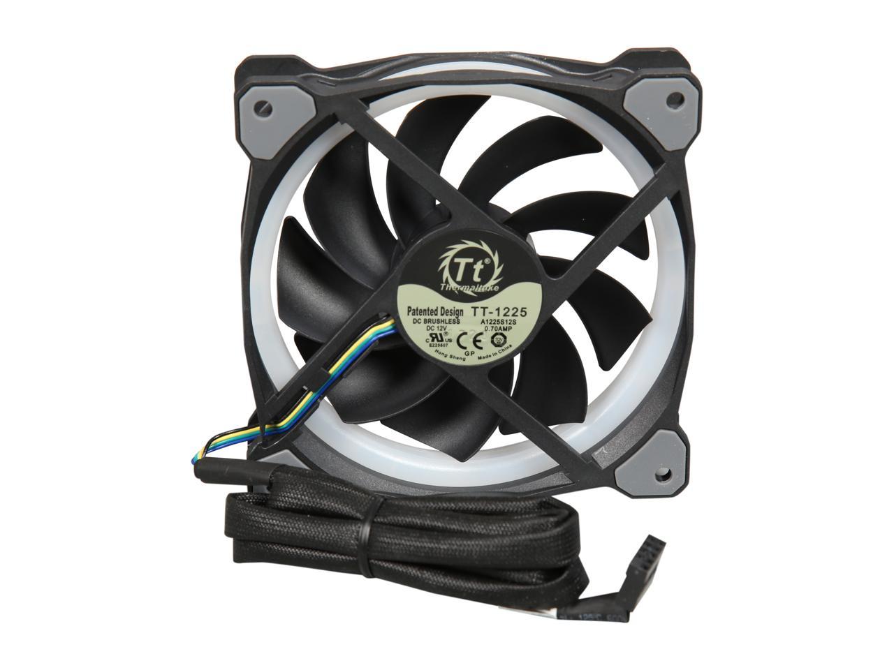 Thermaltake Cl-F059-Pl12Sw-A Riing Plus 12 Led Rgb Radiator Fan Tt Premium Edition (Single Fan Pack)