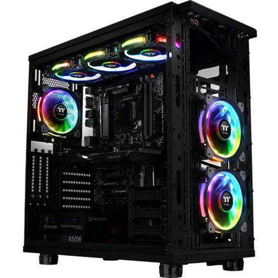 Thermaltake Cl-F057-Pl14Sw-A Rgb Led Riing Plus 14 Rgb Radiator Fan Tt Premium Edition (5 Fan Pack)