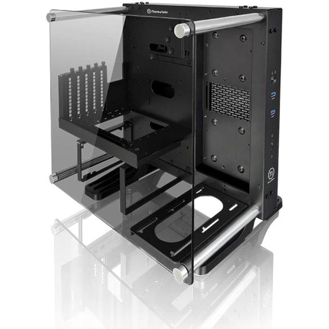 Thermaltake Core P1 Tg Mini Itx Ca-1H9-00T1Wn-00 No Power Supply Mini-Itx Case (Black)