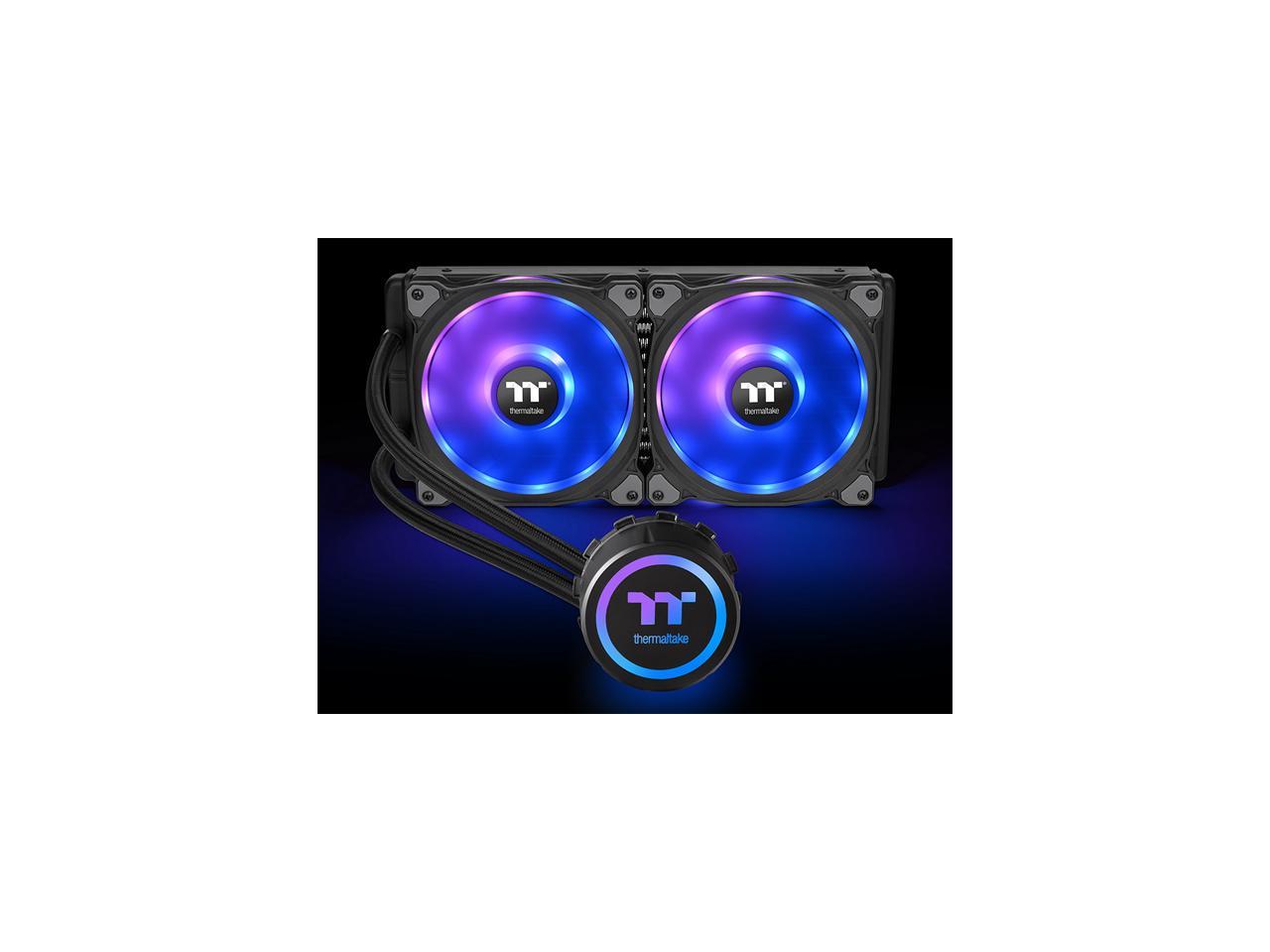 Thermaltake Floe Dx 280 Dual Riing Duo 16.8 Million Colors Rgb 36 Led Lga2066 Am4 Ready Intel/Amd