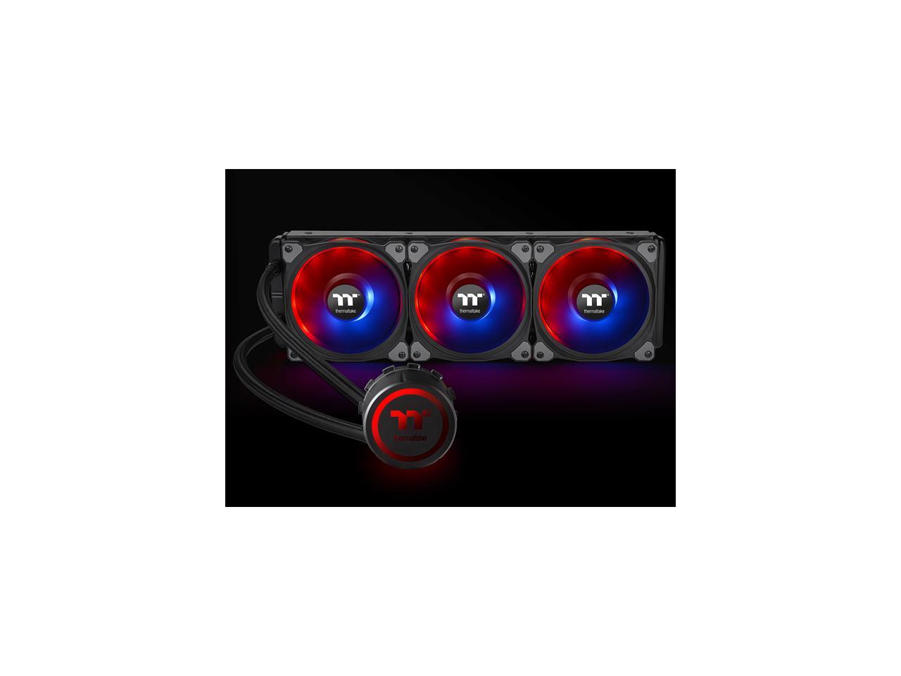 Thermaltake Floe Dx 360 Triple Riing Duo 16.8 Million Colors Rgb 54 Led Lga2066 Am4 Ready