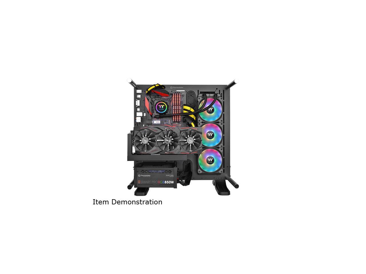 Thermaltake Floe Dx 360 Triple Riing Duo 16.8 Million Colors Rgb 54 Led Lga2066 Am4 Ready
