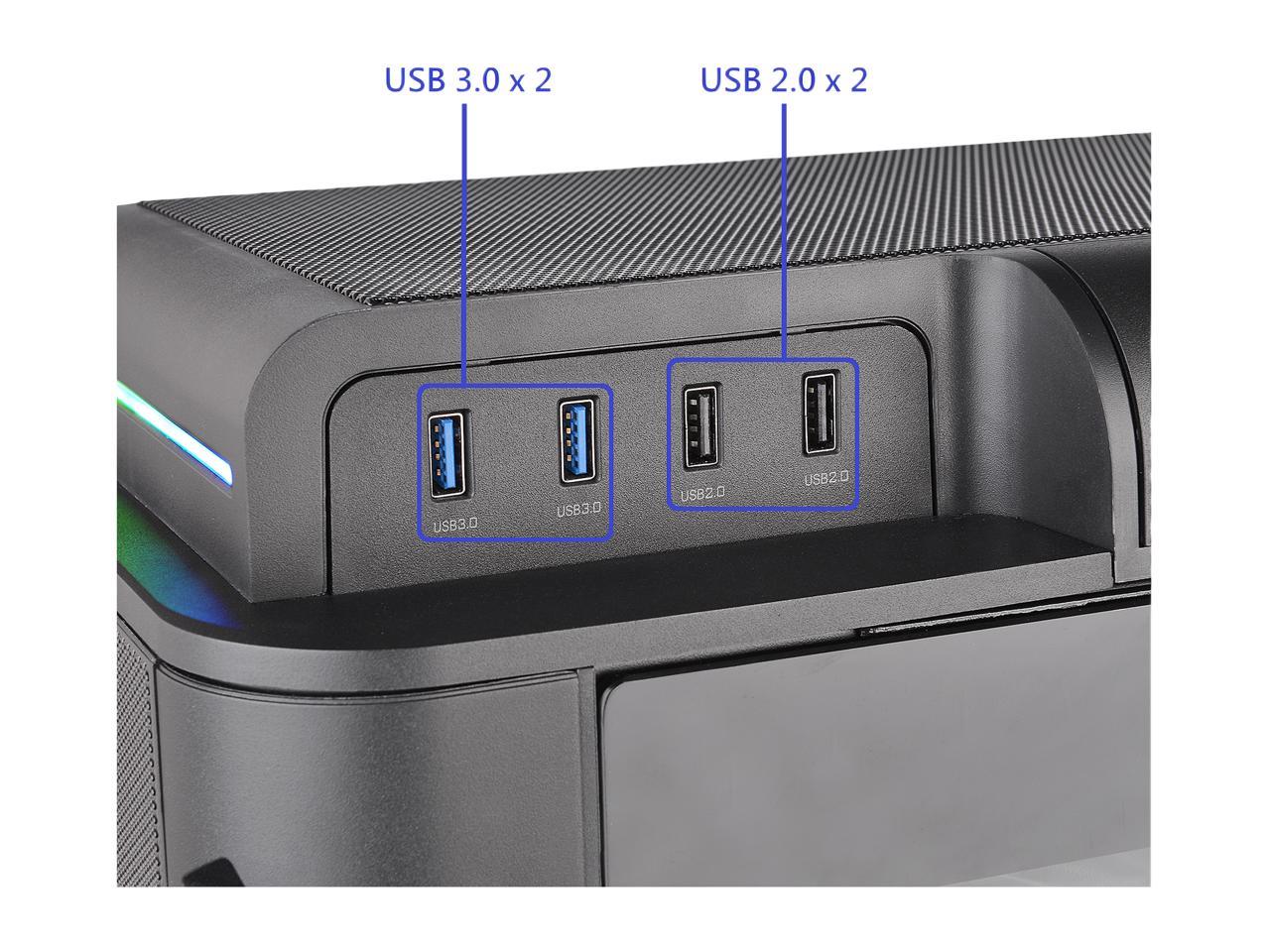 Thermaltake Level 20 Rs Motherboard Sync Argb Atx Mid Tower Gaming Computer Case