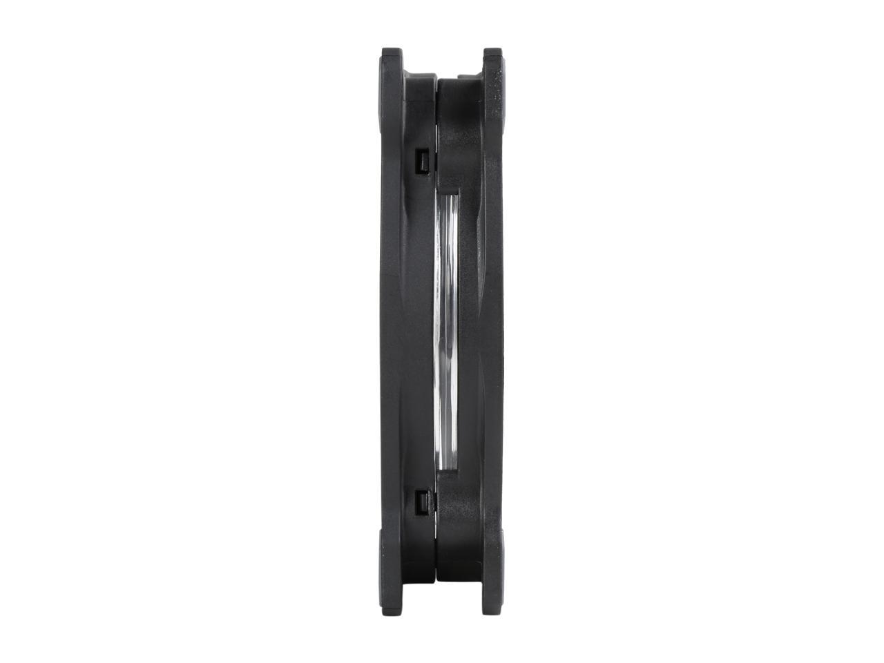 Thermaltake Riing 12 High Static Pressure 120Mm Circular Ring Led Case/Radiator Fan With Anti-Vibration Mounting System - White - 3 Pks