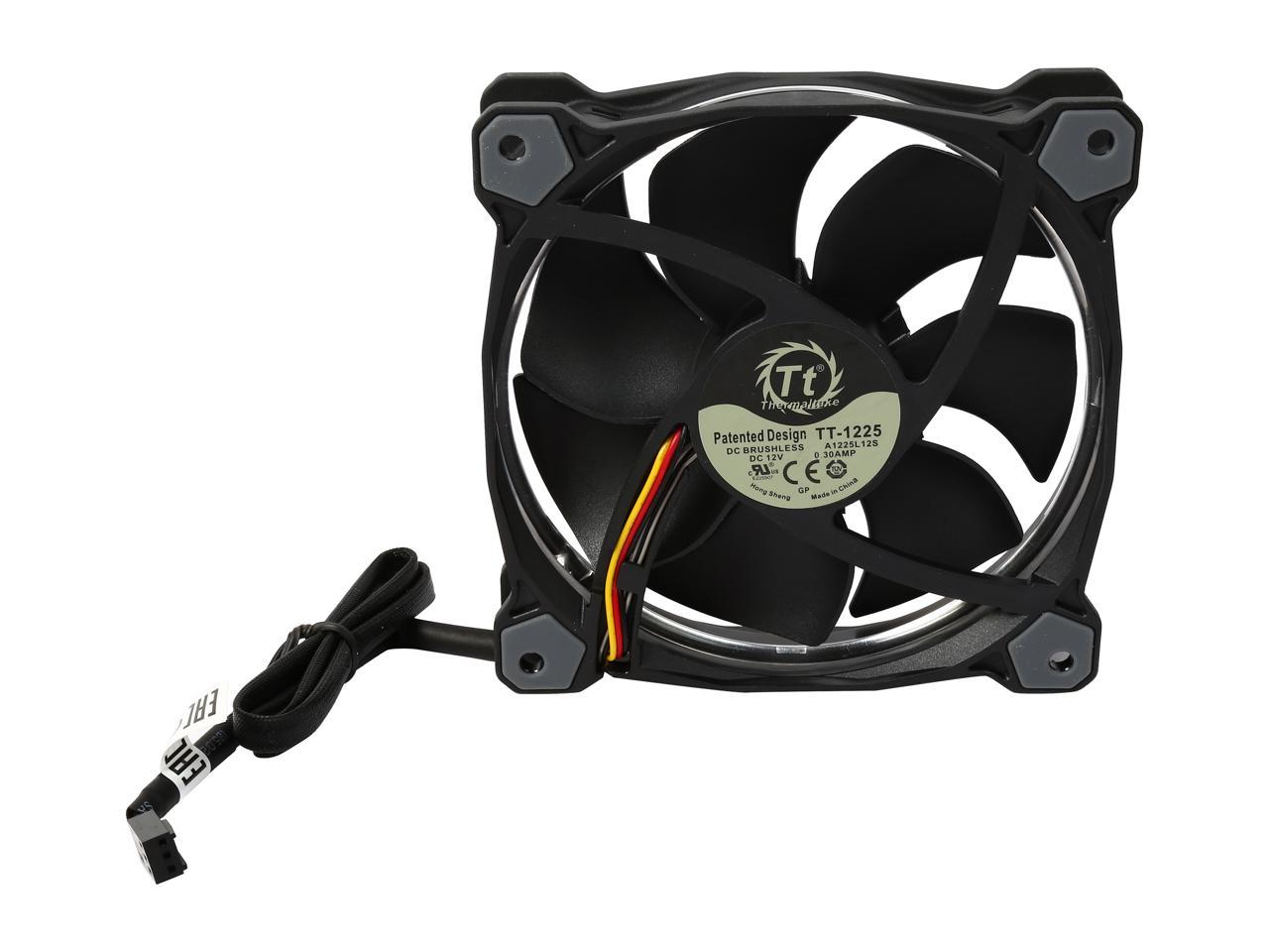 Thermaltake Riing 12 Series High Static Pressure 120Mm Circular White Led Ring Case/Radiator Fan Cl-F038-Pl12Wt-A