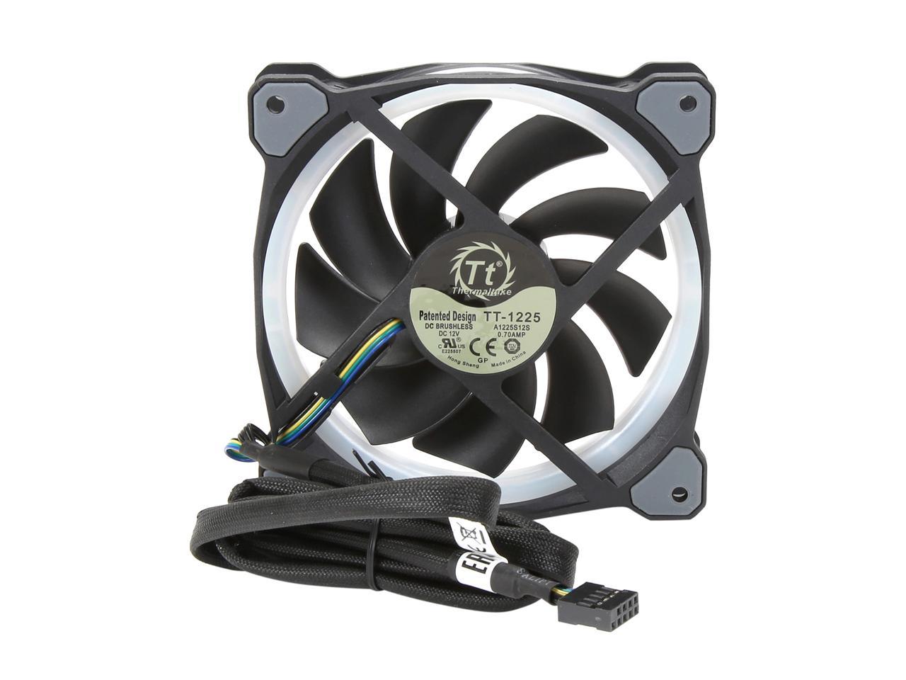 Thermaltake Riing Plus 12 Rgb Radiator Fan Tt Premium Edition (5 Fan Pack) Cl-F054-Pl12Sw-A 120Mm