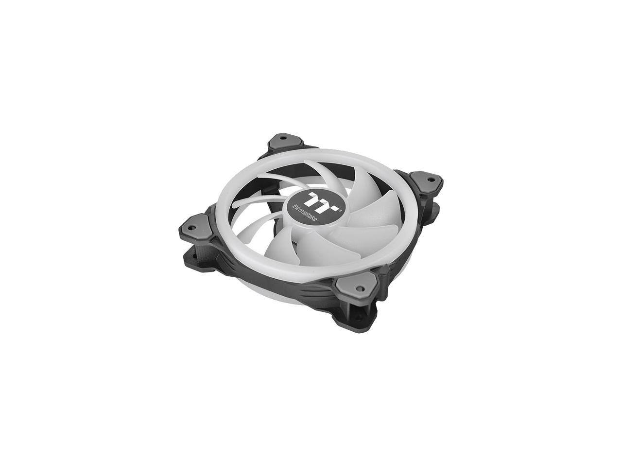 Thermaltake Riing Trio 14 Led Rgb Radiator Fan Tt Premium Edition (3-Fan Pack) Cl-F077-Pl14Sw-A 140Mm Rgb Led Case Fan