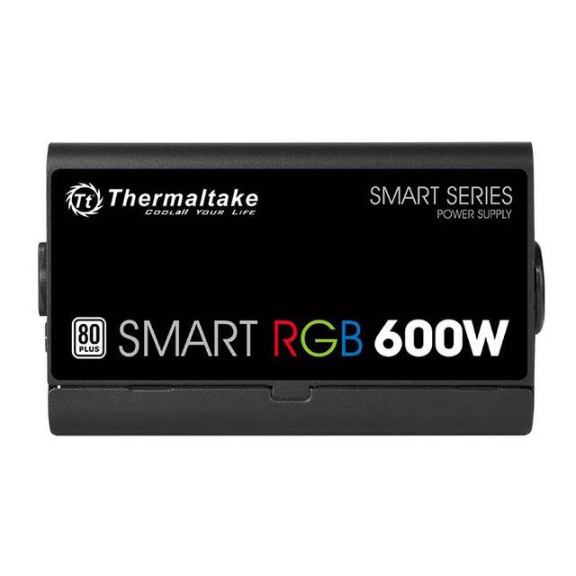 Thermaltake Smart Rgb Ps-Spr-0600Nhfawu-1 600W 80 Plus Atx12V 2.3 Power Supply W/ Active Pfc (Black)