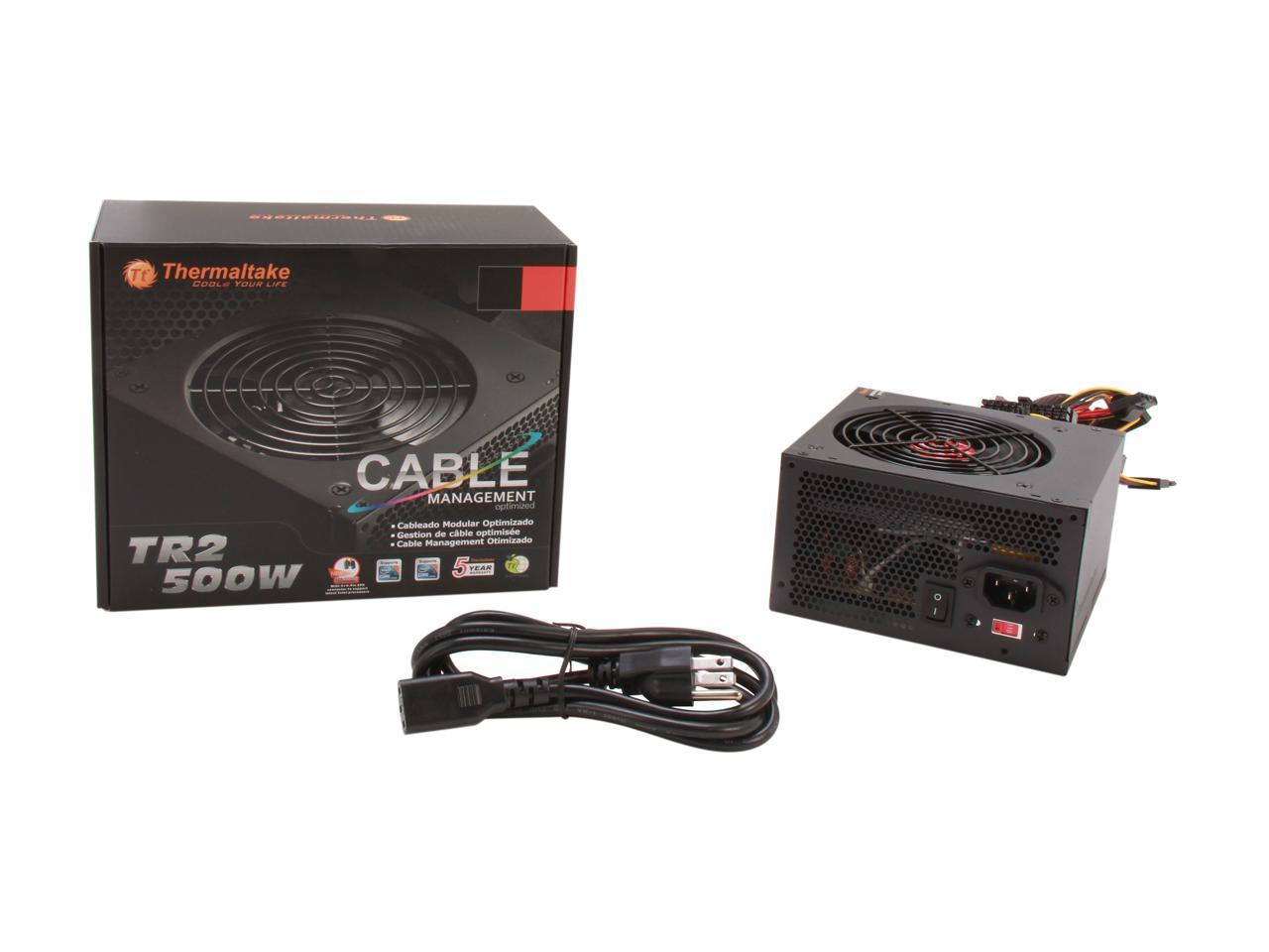 Thermaltake Tr-500 Tr2 500W Atx12V V2.3 Power Supply (Core I7 & Core I5 Ready)