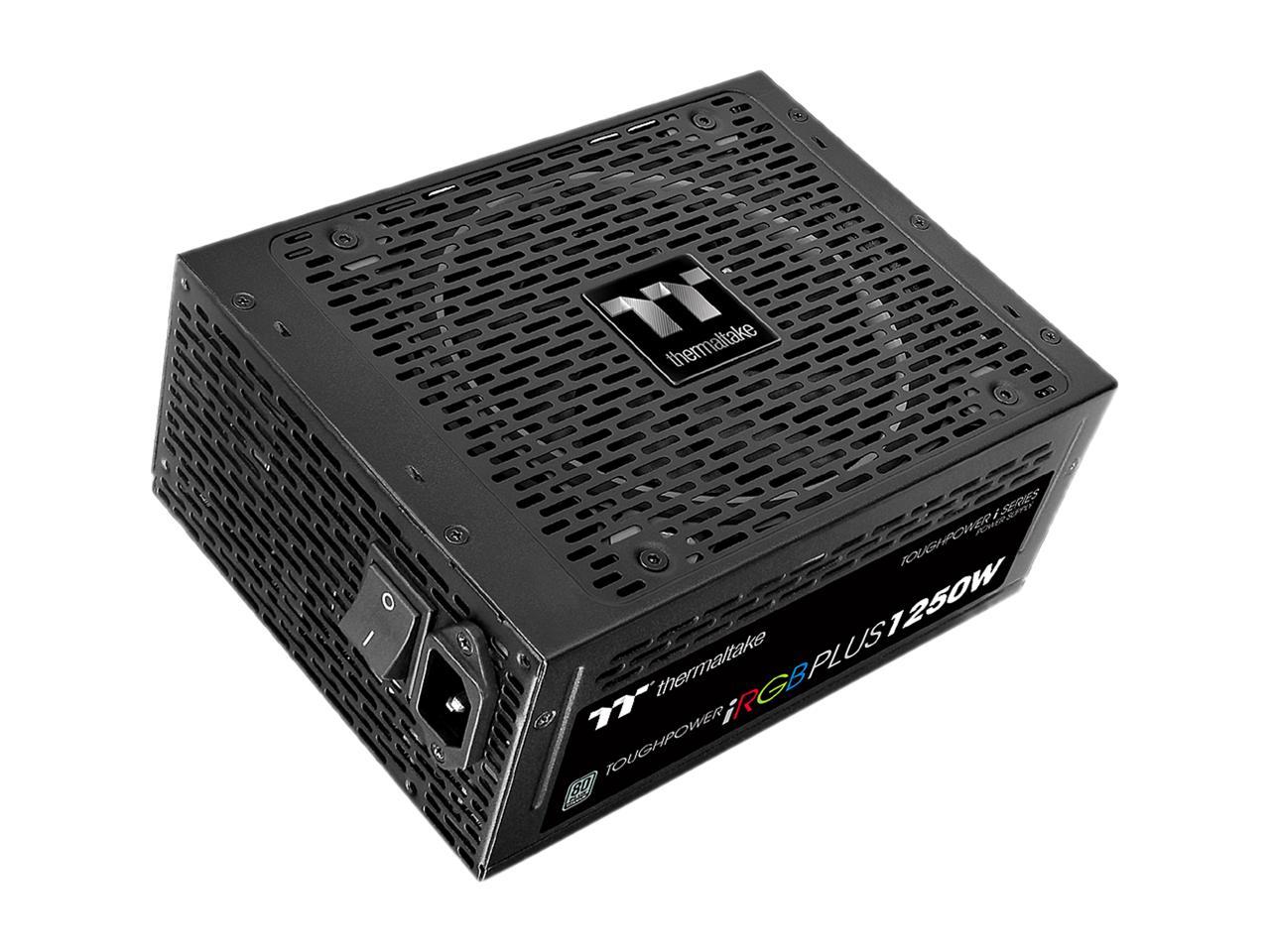 Thermaltake Toughpower Irgb 1250W 80 Plus Titanium Atx 12V 2.31 & Ssi Eps 12V 2.92 Power Supply (Black)