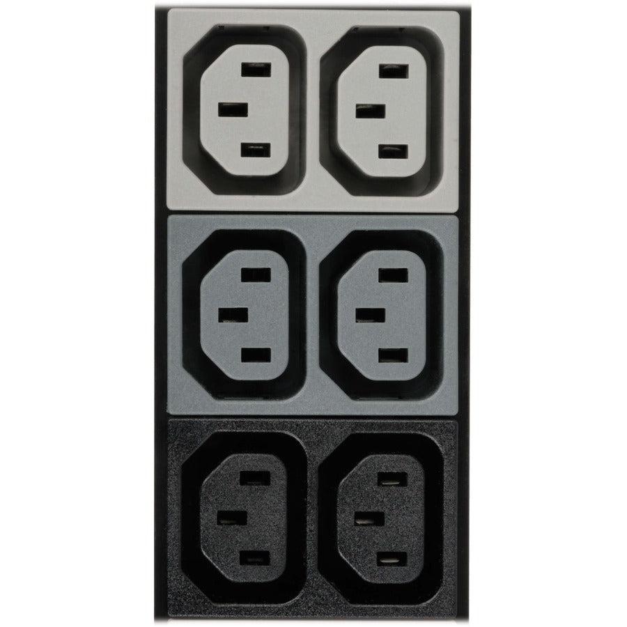 Three-Phase PDU 8.6kW 208/120V - 0U Rack Mount Power Distribution Unit | Tripp Lite PDU3V6L2130