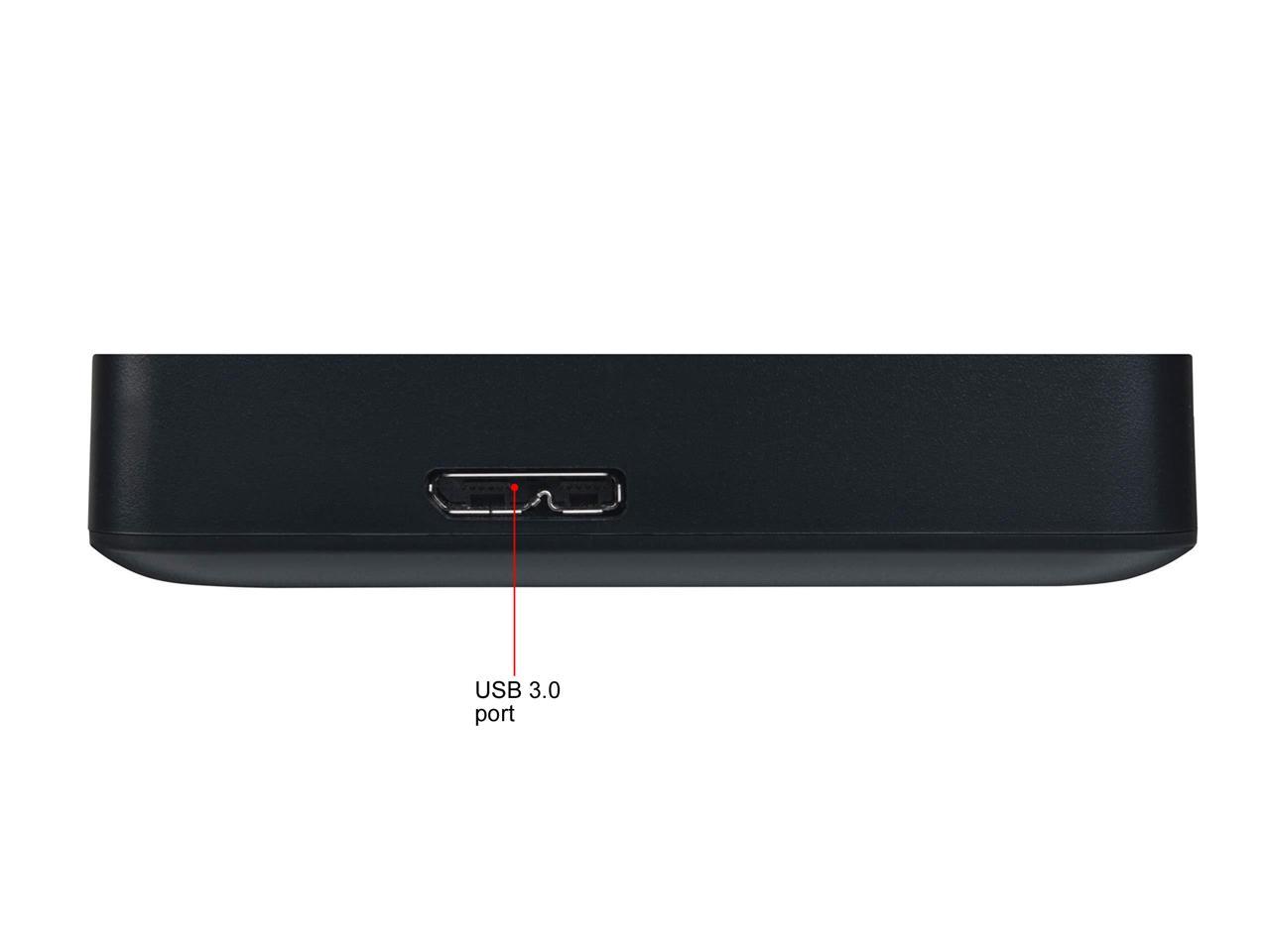 Toshiba Canvio Basics Hdtb440Xk3Ca 4Tb Portable Hard Drive - External - Matte Black