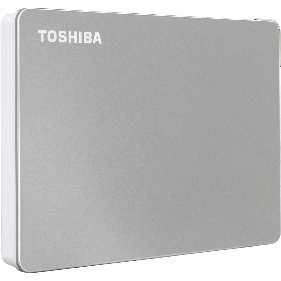 Toshiba-IMSourcing Canvio Flex HDTX110XSCAA 1 TB Portable Hard Drive - External - Silver
