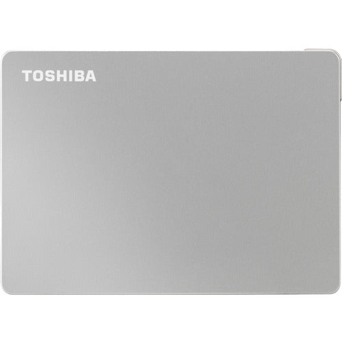 Toshiba-IMSourcing Canvio Flex HDTX110XSCAA 1 TB Portable Hard Drive - External - Silver