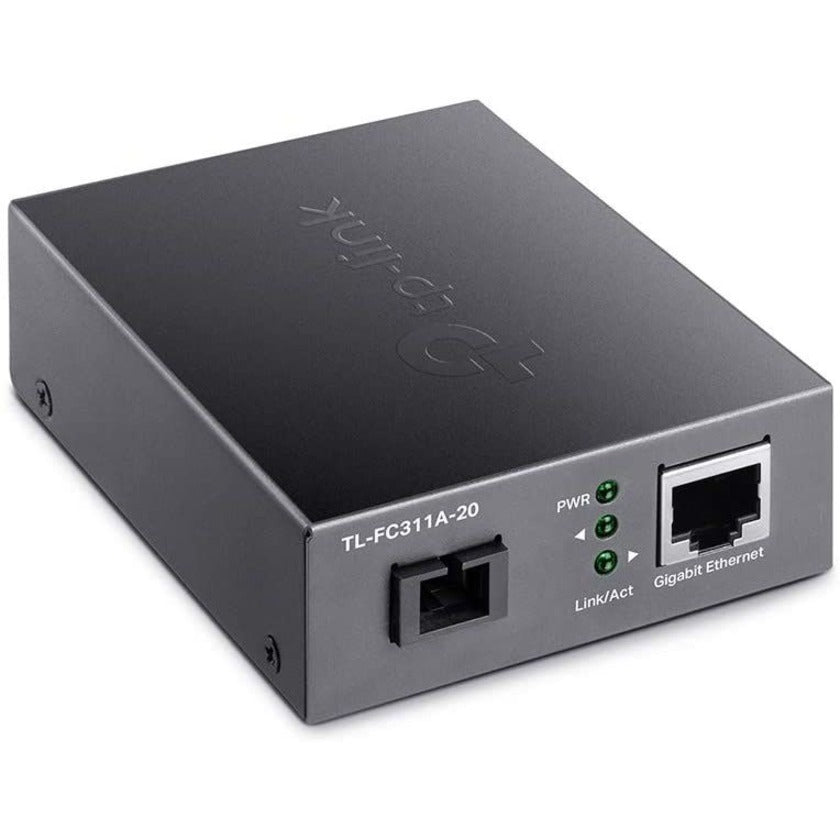 TP-Link TL-FC311A-20 - Gigabit WDM SFP to RJ45 Fiber Media Converter