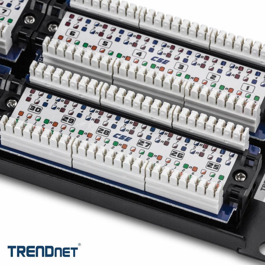Trendnet 48-Port Cat 5E Rj-45 Utp 19" Rack Mount Patch Panels